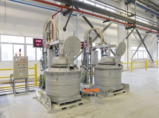 1500 KG 溶融アルミニウム移送ラドル、900℃加熱温度