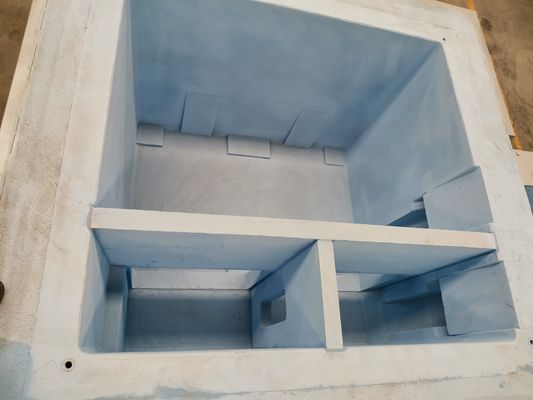 活性炭ダイカストマシンろ過ボックス、60 PPIセラミックフォームフィルター付き