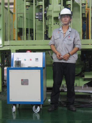 溶融アルミニウム中の水素の高精度分析測定 時間 5分 真空チャンバーサイズ Φ90×50