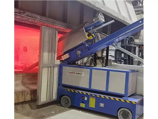 0~99分 精製時間 4kW の総電力を備えた回転式脱ガス装置 精製された流体粉末の噴霧量 0~350g/min