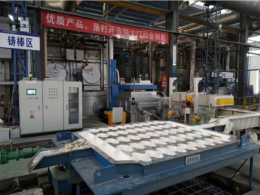 アルミの生産を4つのローターアルミ脱ガス機で向上させる 0-600 R/min グラフィットローターの速度とO2ppm≤5