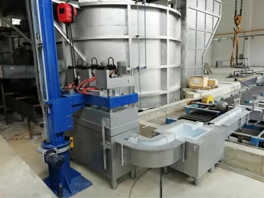 アルミの生産を4つのローターアルミ脱ガス機で向上させる 0-600 R/min グラフィットローターの速度とO2ppm≤5