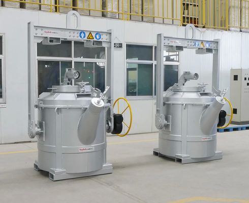 1000KG 溶けたアルミのトランスフォーメット・プードル 天然温度下降 ≤15C/h