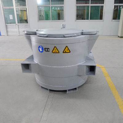 自然温度降下≤12℃/h、容量500～6,000kgの長距離輸送用湯流れポット型溶融アルミニウム移送用取鍋