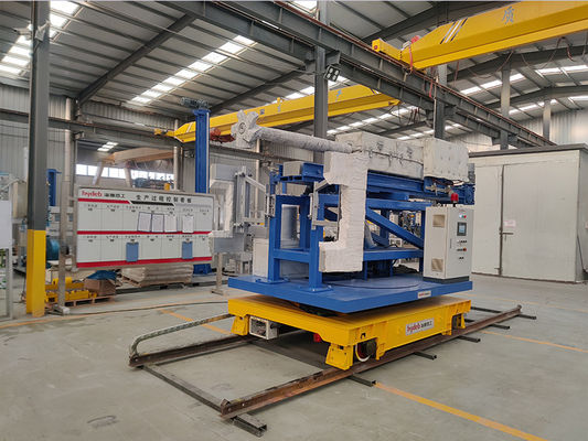 サーボモーター注入圧力制御付きロータリーフラックスインジェクター、アルミニウム精錬用、速度0～300mm/s、圧力25MPa