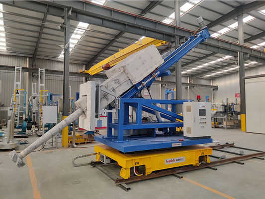 サーボモーター注入圧力制御付きロータリーフラックスインジェクター、アルミニウム精錬用、速度0～300mm/s、圧力25MPa