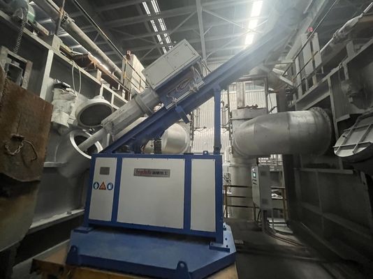 アルミニウム脱ガス・流流システムにより,一貫して効率的な脱ガス・流流作業が確保される