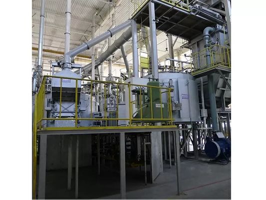 溶融炉で溶けたアルミニウムを脱ガスし,精製するための注射精製装置