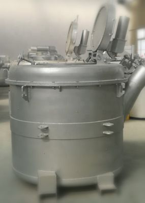 アルミ素材 1000KG 容量 ≤850C 最大使用温度を持つ溶けたアルミの送金小鉢