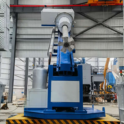 サーボモーター注入圧力制御付きロータリーフラックスインジェクター、アルミニウム精錬用、速度0～300mm/s、圧力25MPa