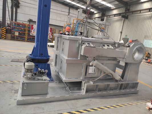 インライン回転脱ガス装置による鋳造効率の向上 冷却水圧0.2-0.4MPa