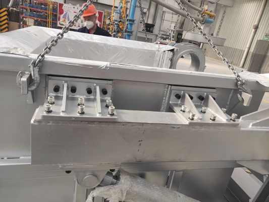 インライン回転脱ガス装置による鋳造効率の向上 冷却水圧0.2-0.4MPa