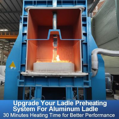 Upgrade Your Ladle Preheating System For Aluminum Ladle 30 Minutes Heating Time for Better Performance