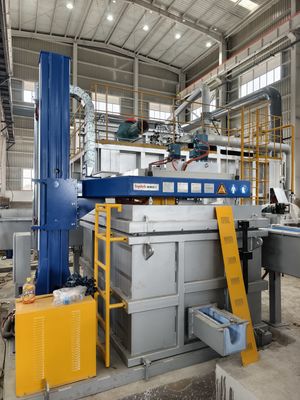 アルミ合金の鋳造のための版のタイプ3500kgのアルミニウム把握炉