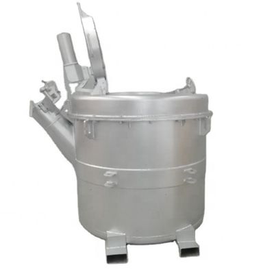 鋼鉄で補強された注ぎ口を備えた長持ちする溶融アルミニウム移送ラドル、ISO 9001 2015 および CE 認証取得
