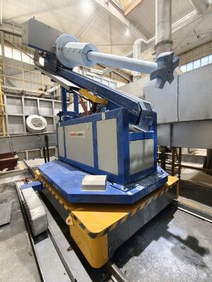 高純度窒素ガスアルミニウム精錬用、可変脱ガス速度とグラファイト製ローターシャフトを備えたロータリーフラックスインジェクター