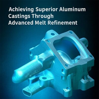 調整可能な脱ガス時間を持つ水素除去のためのグラフィットローターシャフト回転流体注入器