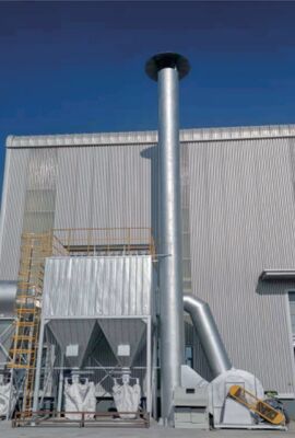 環境に優しいカートリッジ式集塵機、大風量、高除塵効率、PLC制御システム