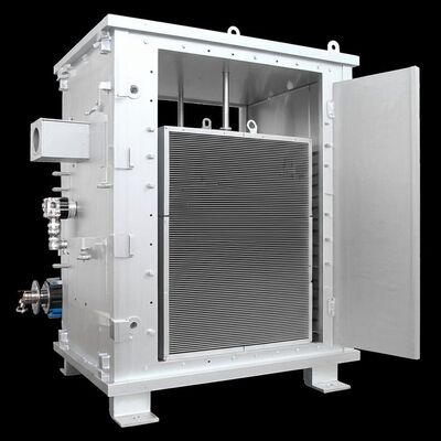 工業用液体濾過のためのフィルタープレート孔隙度60PPIとシンター化された鋳造型内膜を備えた8トン/時間金属濾過システム