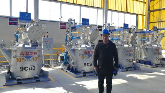 圧力0.5-0.7MPa 送料用小鉢前加熱器 0~850°Cの調理温度