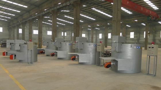 LPGのガス燃焼250KG真空の溶ける金属0.60Mpaのための小さい電気炉