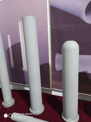 黒い窒化物の熱電対の保護管のケイ素の熱電対の保護管200mm