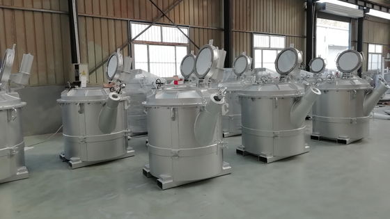 2.5t/M3を注ぐ鉛のためのほこりのない1200KGひしゃくの冶金学の炉の鋳鉄のひしゃく
